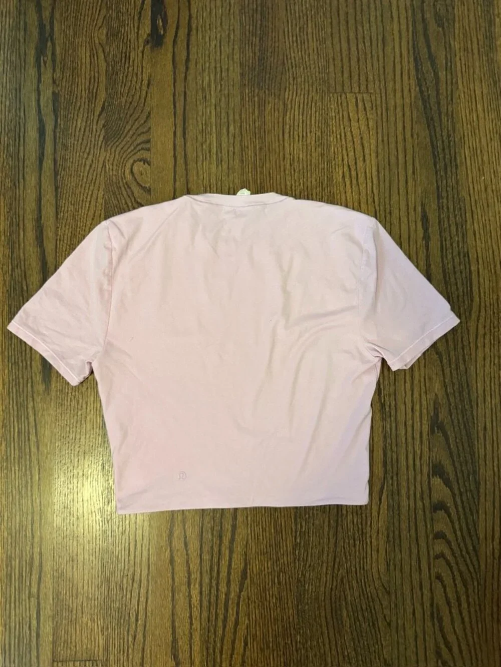 Lululemon Wundermost Ultra-Soft Nulu Crewneck Cropped T-Shirt Vitapink Size 6